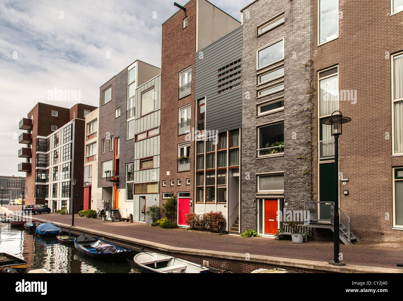 BorneoSporenburg Gehäuse, Amsterdam, Niederlande Stockfotografie Alamy