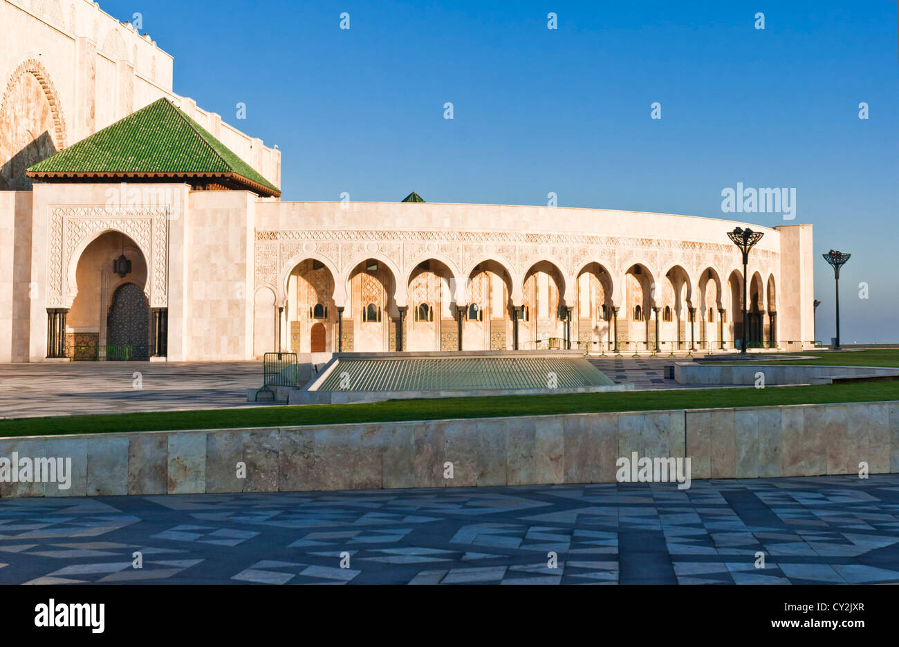 König Hassan II Moschee in Casablanca, Marokko Stockfoto