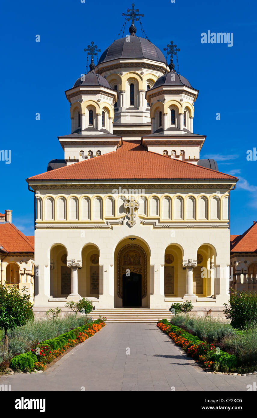 Krönung Kathedrale in Alba Iulia bekannt als Wiedervereinigung Kathedrale Stockfoto