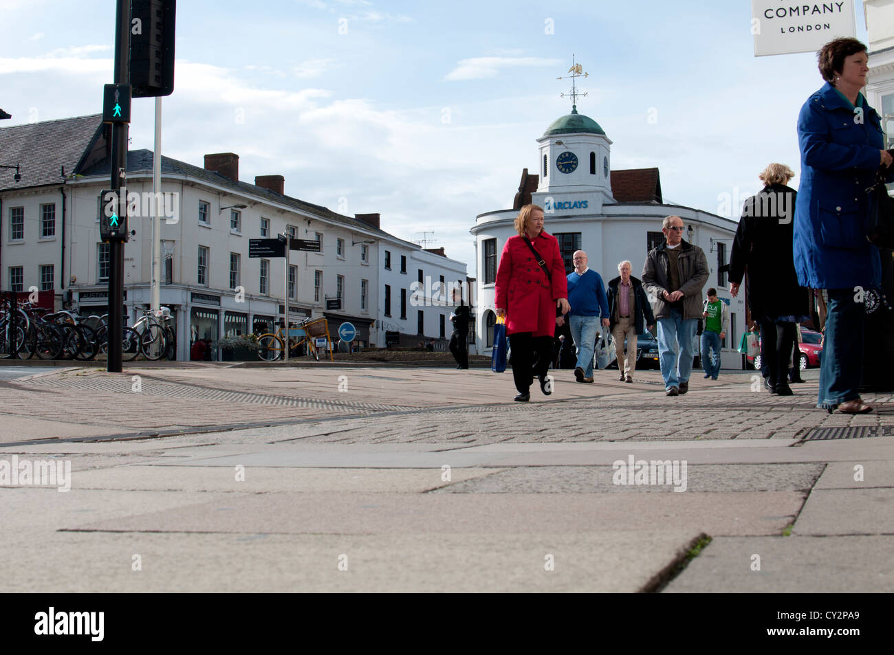 Überbrücken Sie, Stratford niedrigen Niveau Straßenansicht Stockfoto
