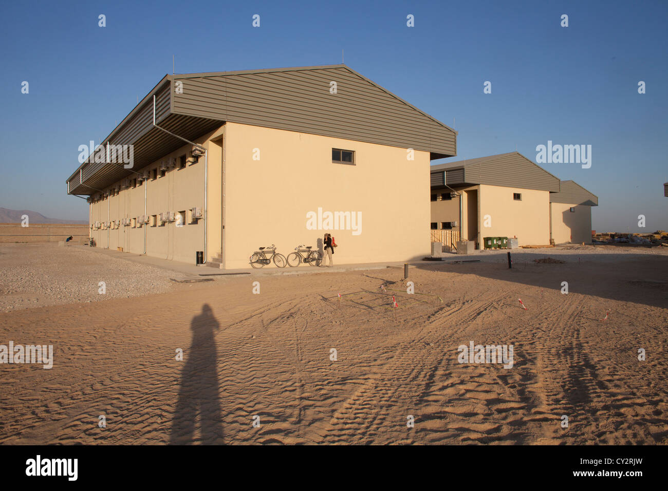 Niederländische Militärlager in Kunduz, Afghanistan Stockfoto