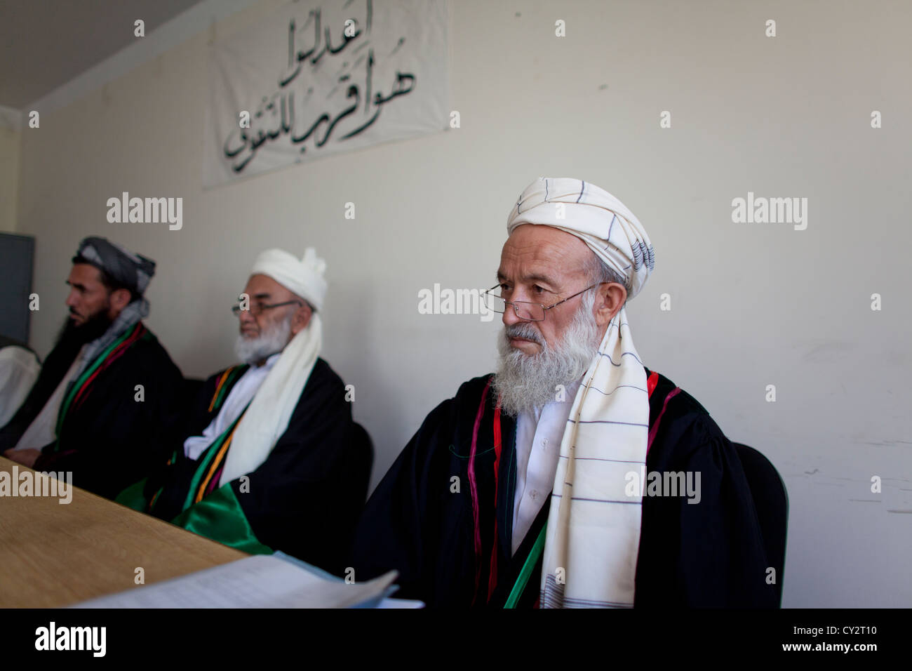 Gerichtsverfahren in Kunduz Afghanistan Stockfoto