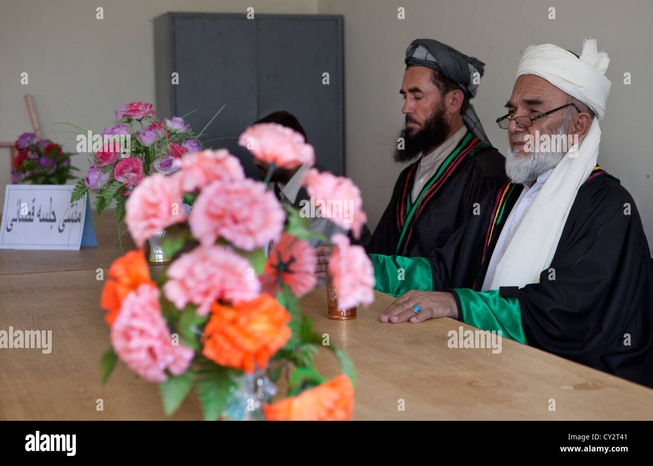 Gerichtsverfahren in Kunduz Afghanistan Stockfoto