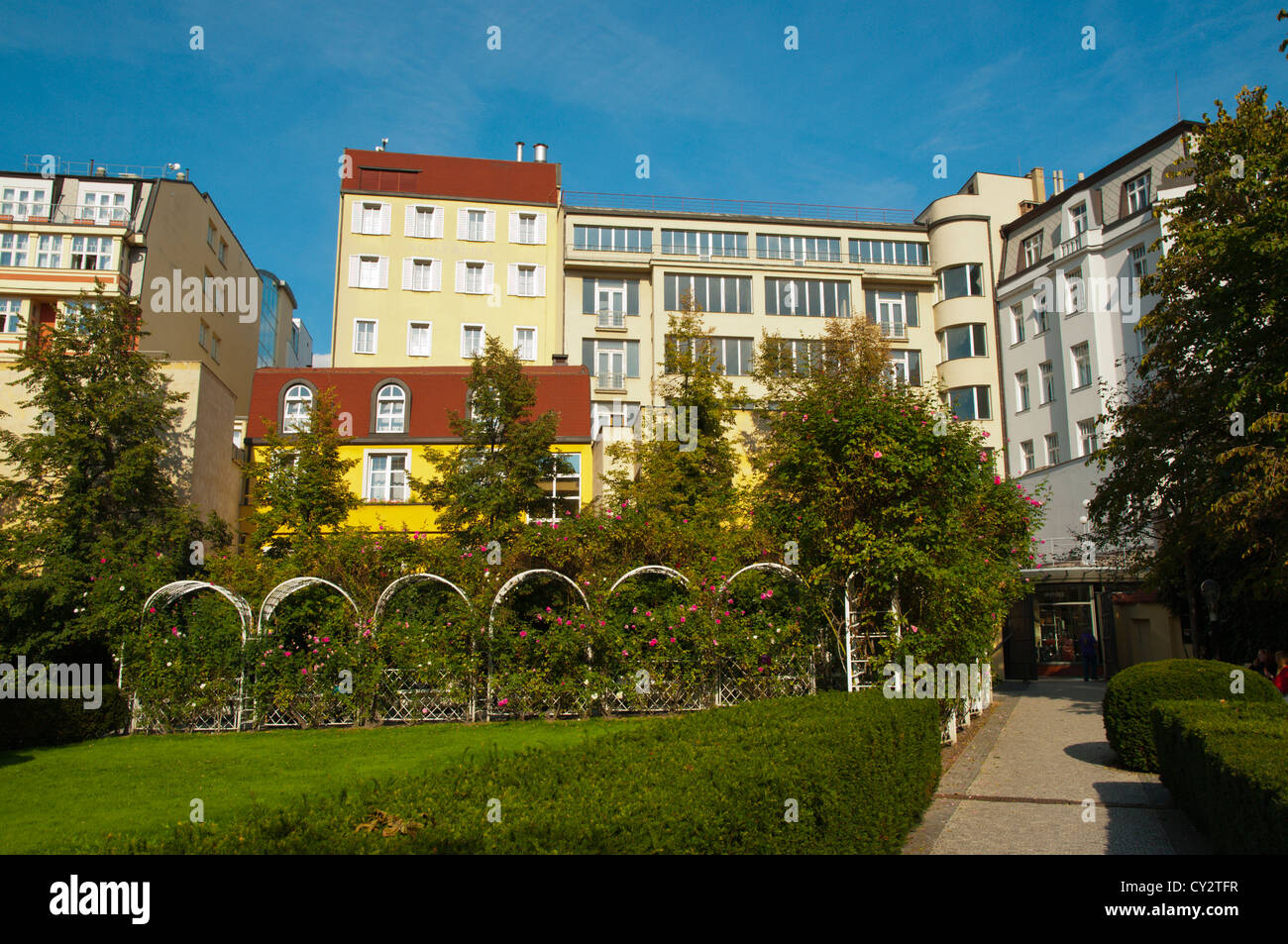 Frantiskanska Zahrada Park Nove Mesto Neustadt Prag Tschechische Republik Europa Stockfoto