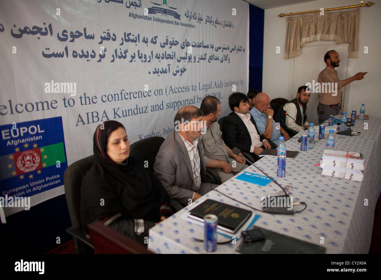 Konferenz über den Zugang zu rechtlichem Beistand in Kunduz Stockfoto