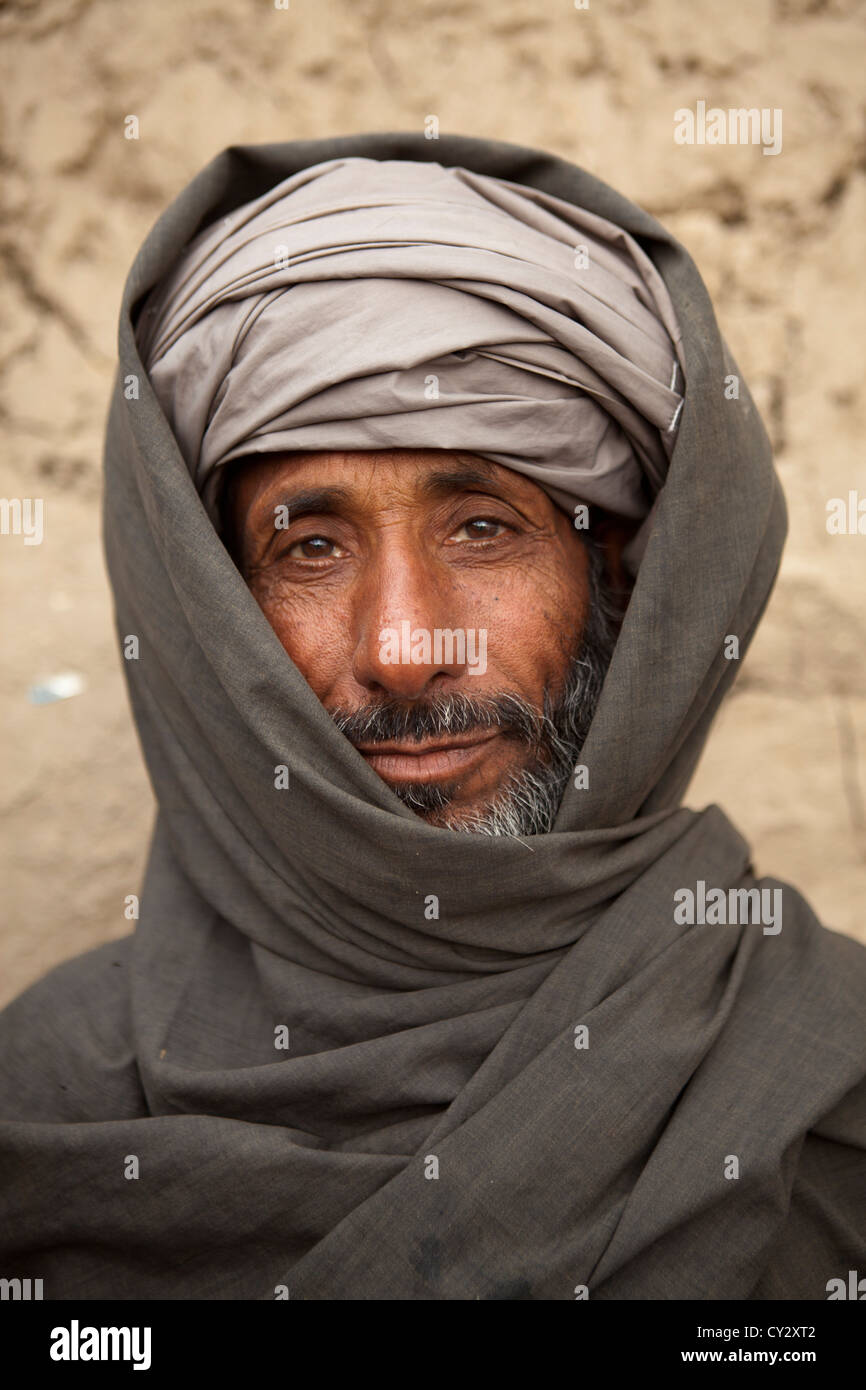 Porträt eines Afghaanse Mannes Stockfoto