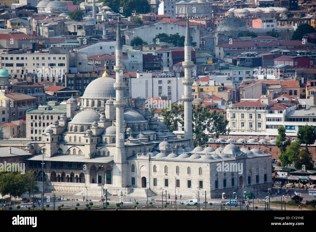 "neue Moschee" in Istanbul Stockfoto
