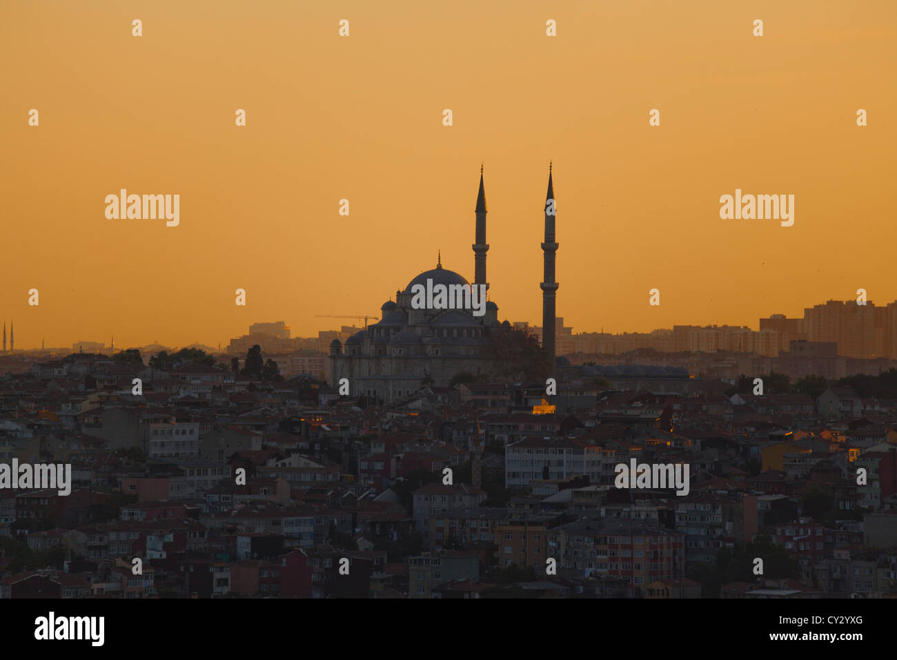 Fatih-Moschee, Istanbul Stockfoto