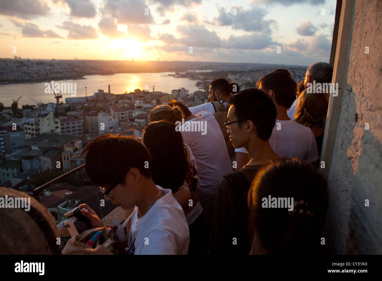 Blick vom Galataturm, Istanbul Stockfoto
