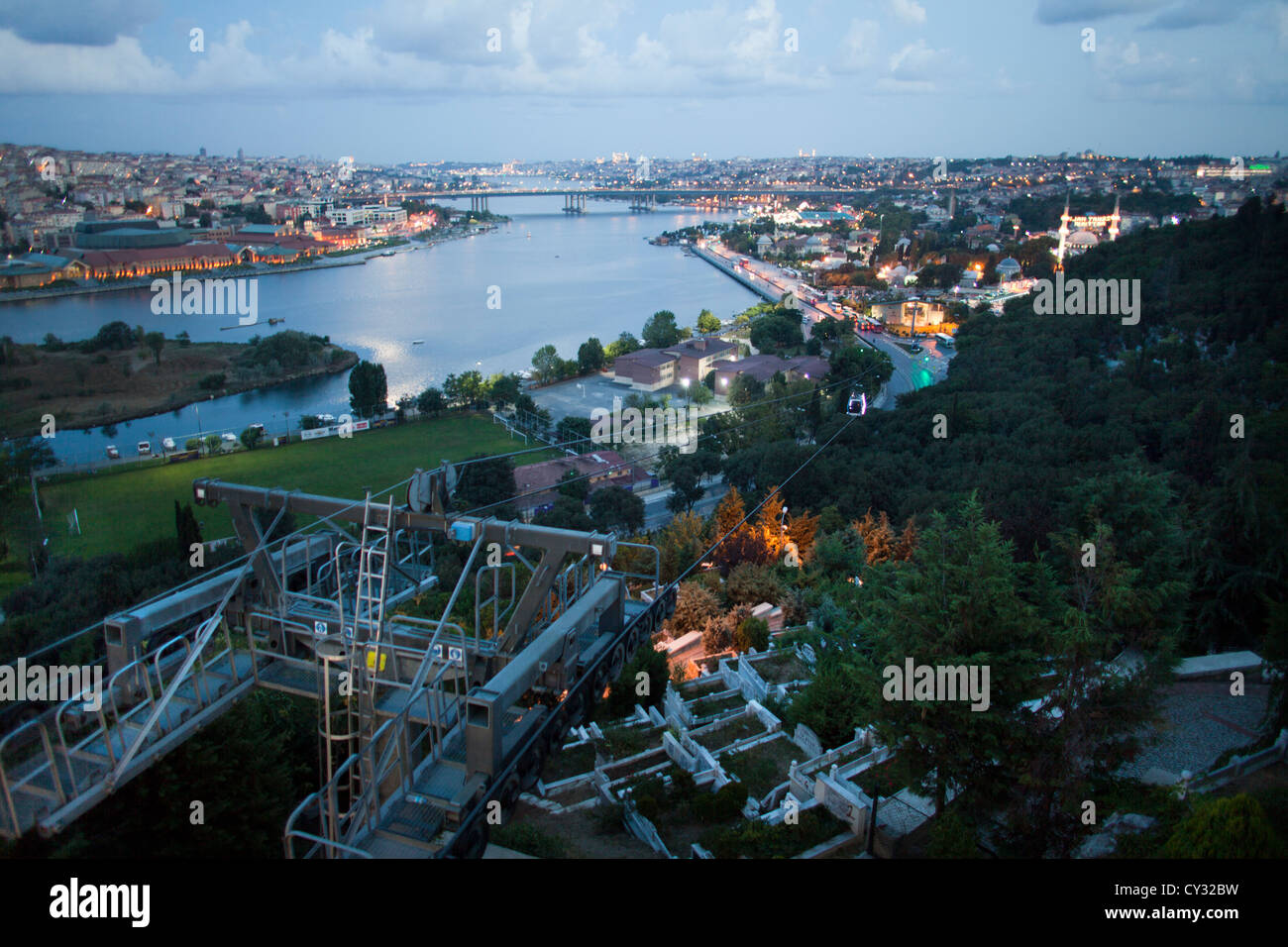 Pierre Loti Aussichtspunkt in istanbul Stockfoto