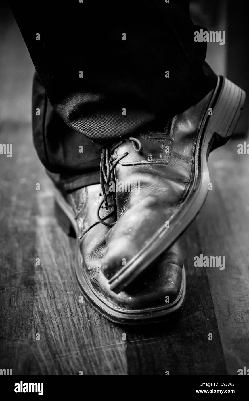 Ein Koch Schuhe Stockfoto