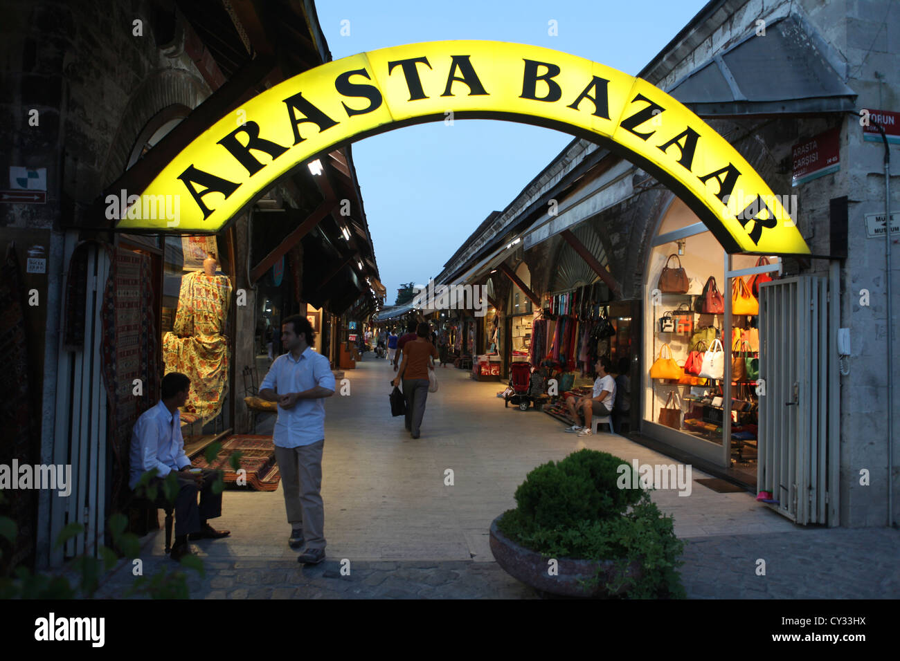 Arasta Basar, istanbul Stockfoto
