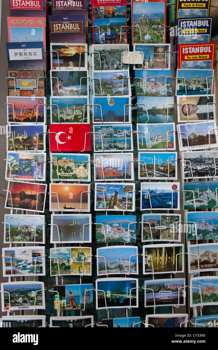Reiseführer und Karten von istanbul Stockfoto