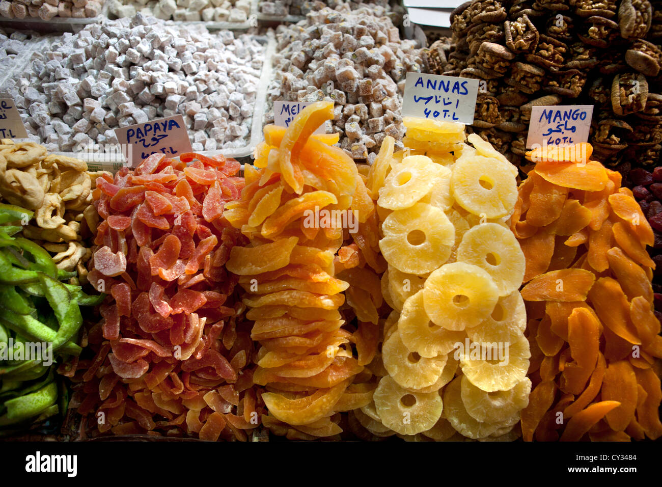 Gewürzmarkt, istanbul Stockfoto