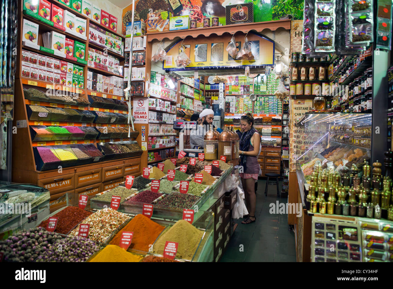 Gewürzmarkt, istanbul Stockfoto