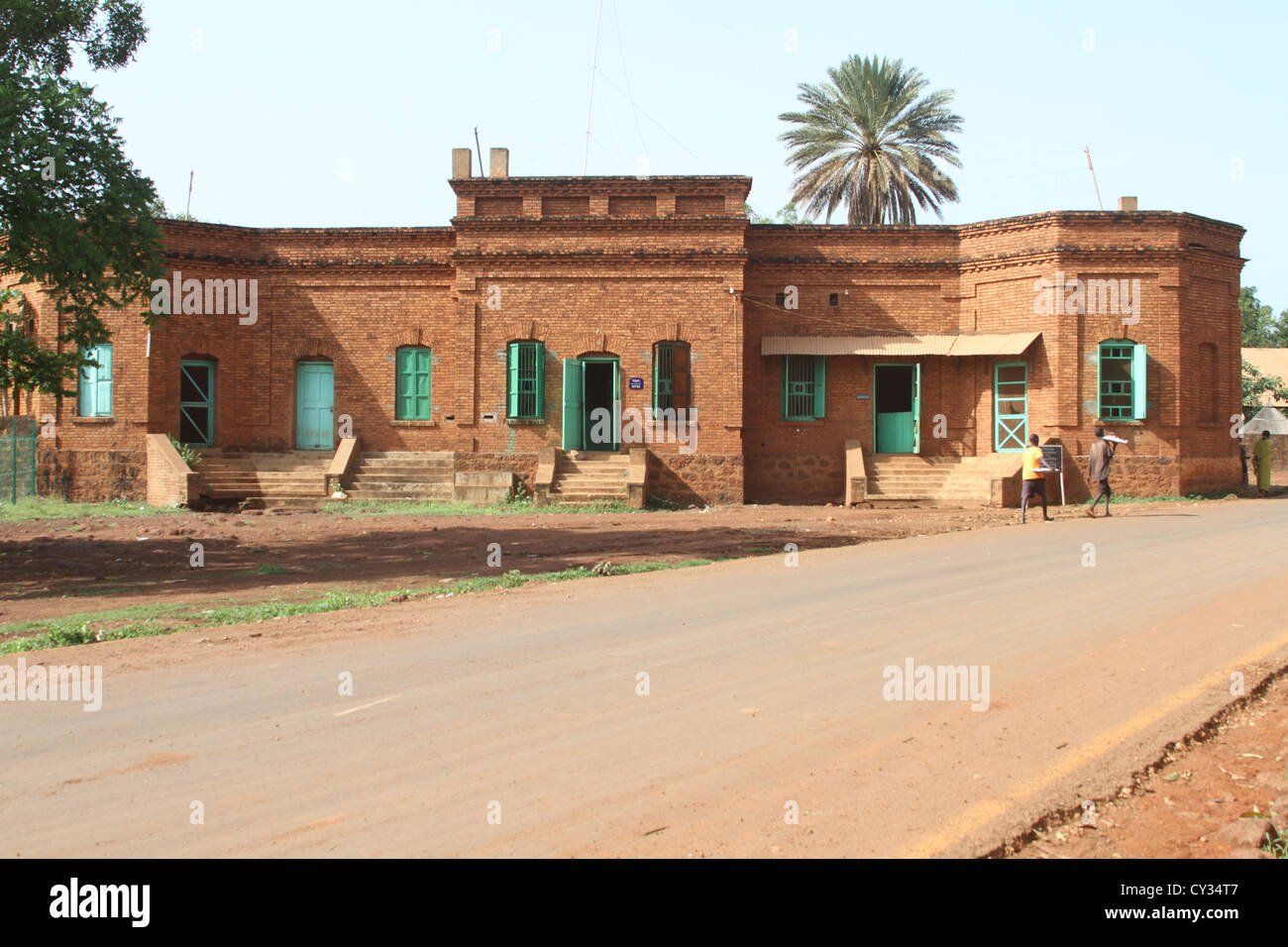 Postamt in Wau, Süd-Sudan Stockfoto