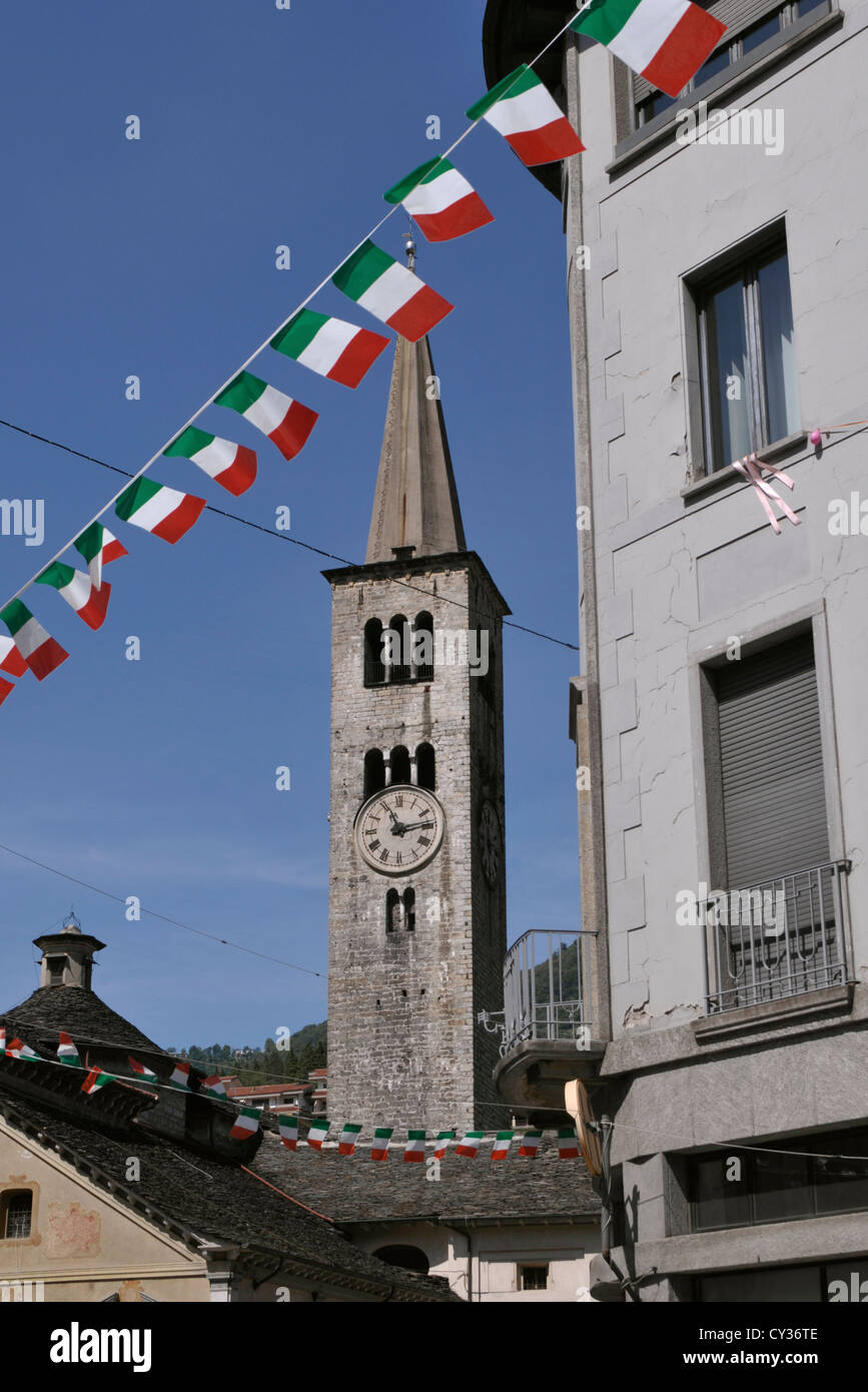 Omegna, Piemont, Italien Stockfoto