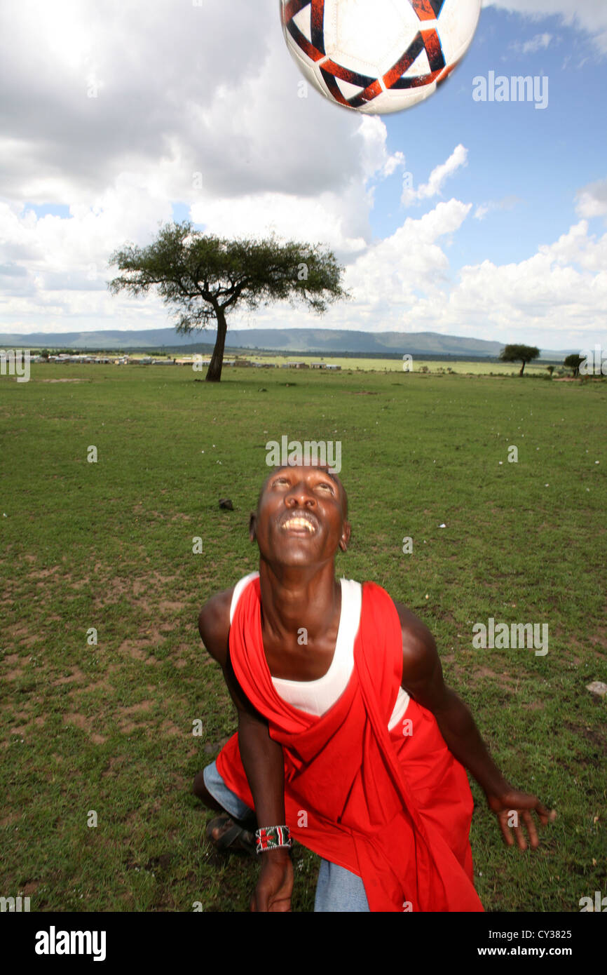 Massai-Stamm in Kenia Stockfoto