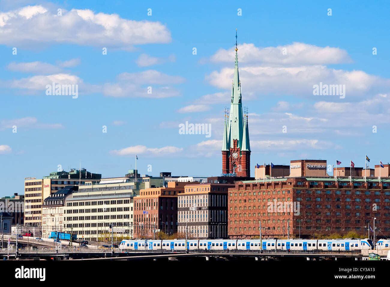 Die Kirche der Heiligen Klara oder Klara-Kirche ist eine Kirche im Zentrum von Stockholm. Stockfoto