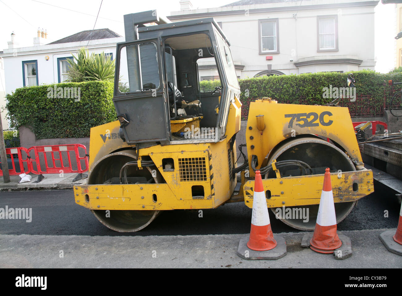 Baustellen in Dun Laoghaire, Dublin Irland Stockfoto