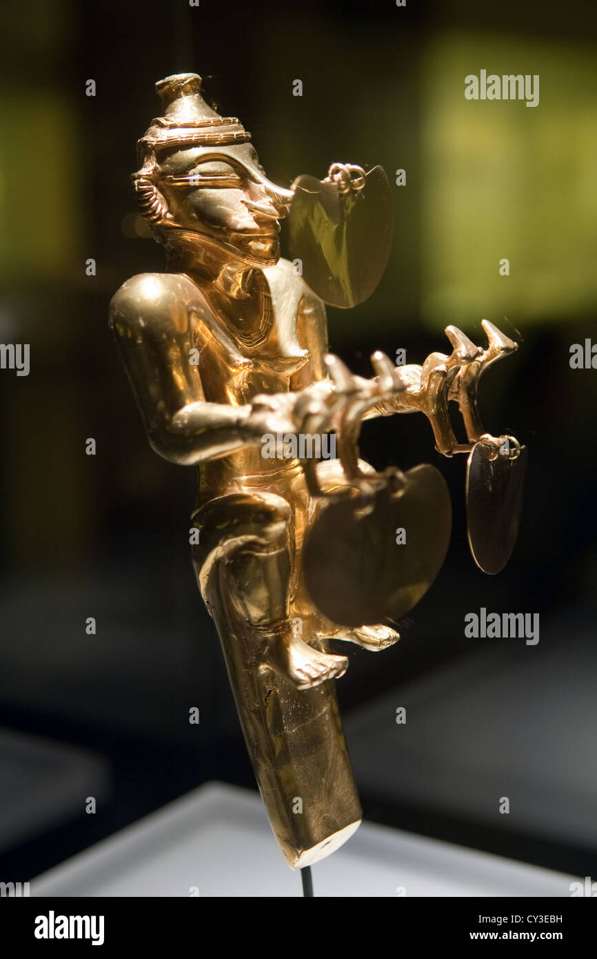 Goldschmuck, Goldmuseum, Bogota, Kolumbien Stockfoto