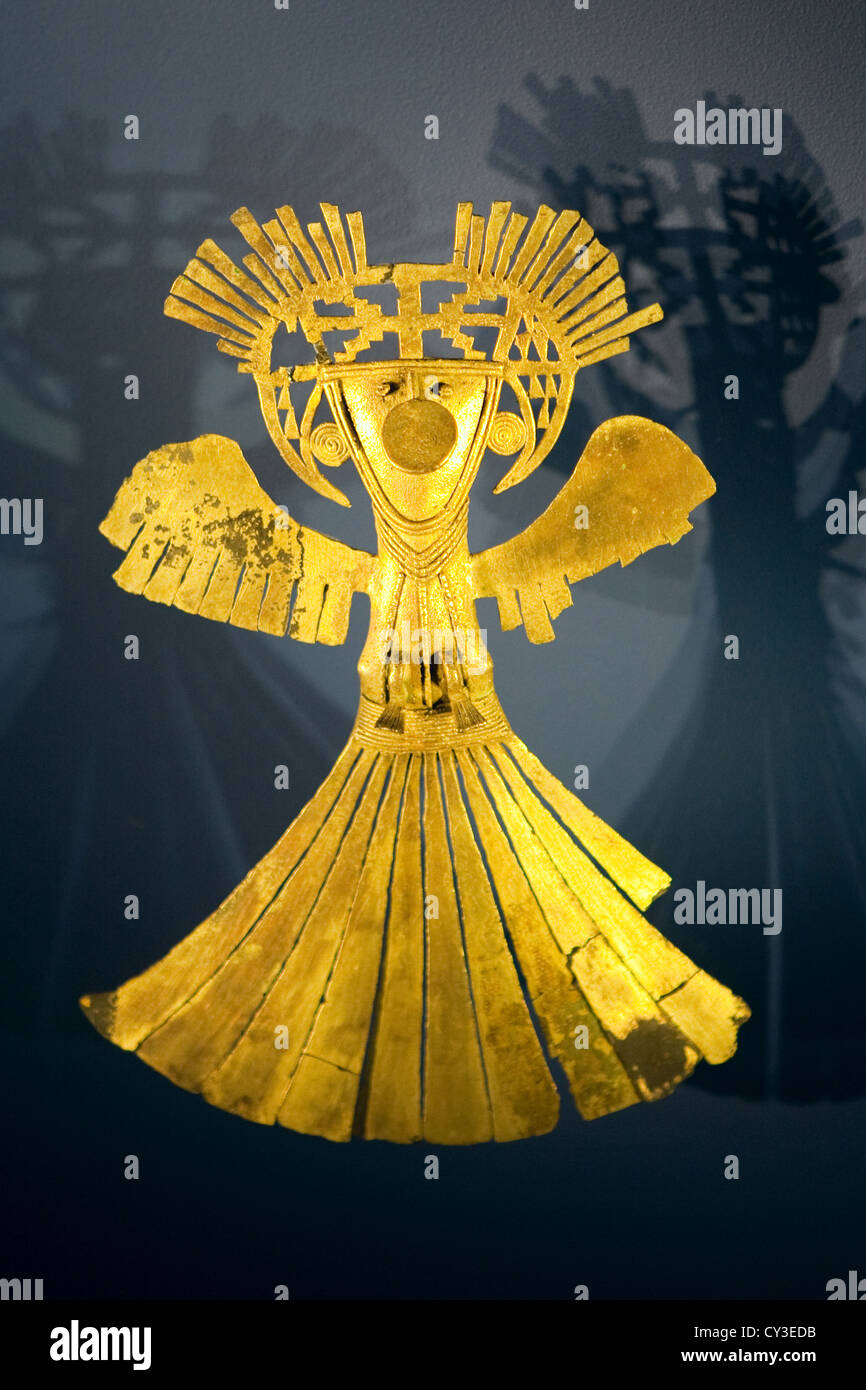 Goldschmuck, Goldmuseum, Bogota, Kolumbien Stockfoto