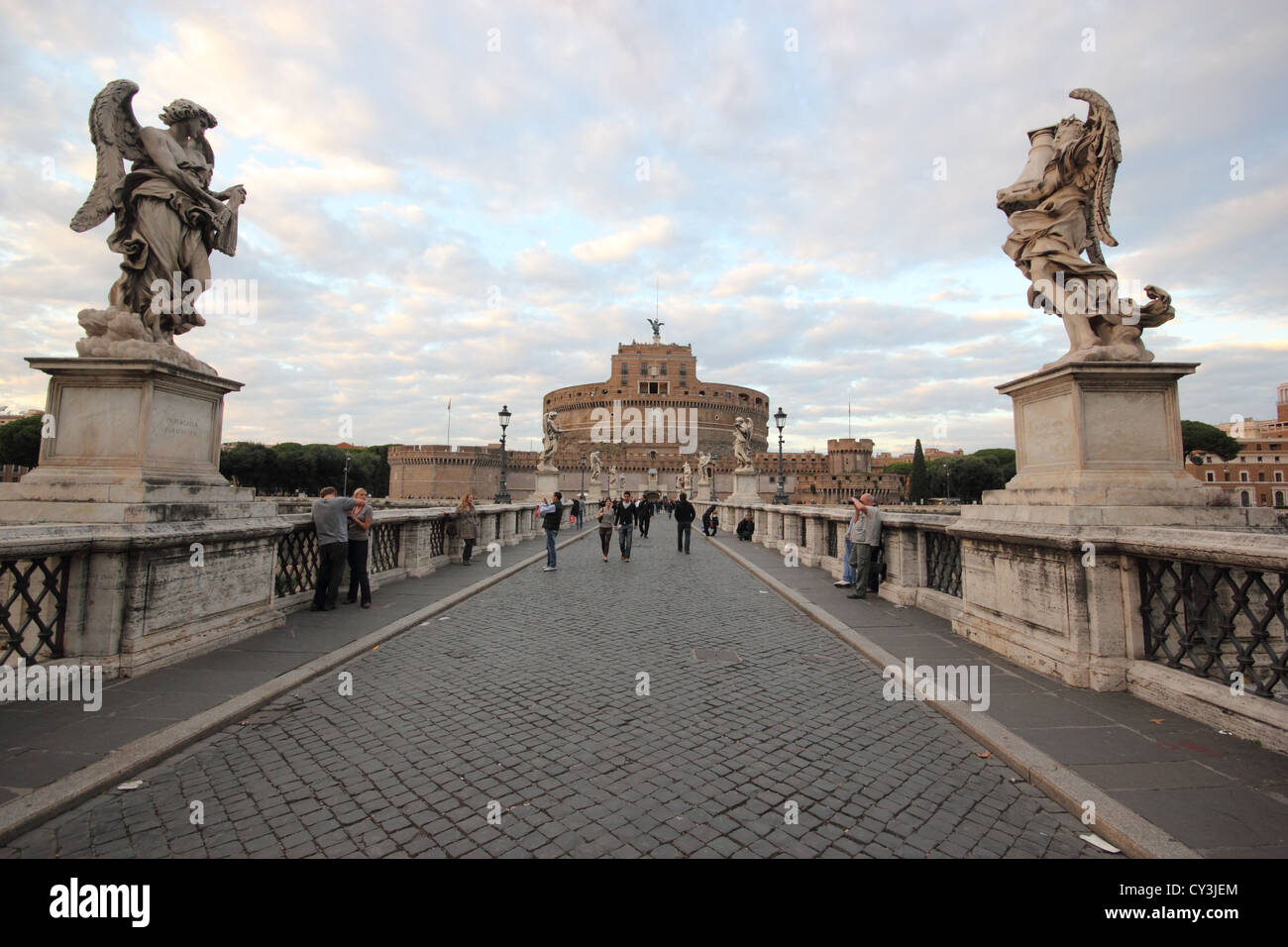 die Burg Sant Brücke, Rom, Roma, Italien, photoarkive Stockfoto