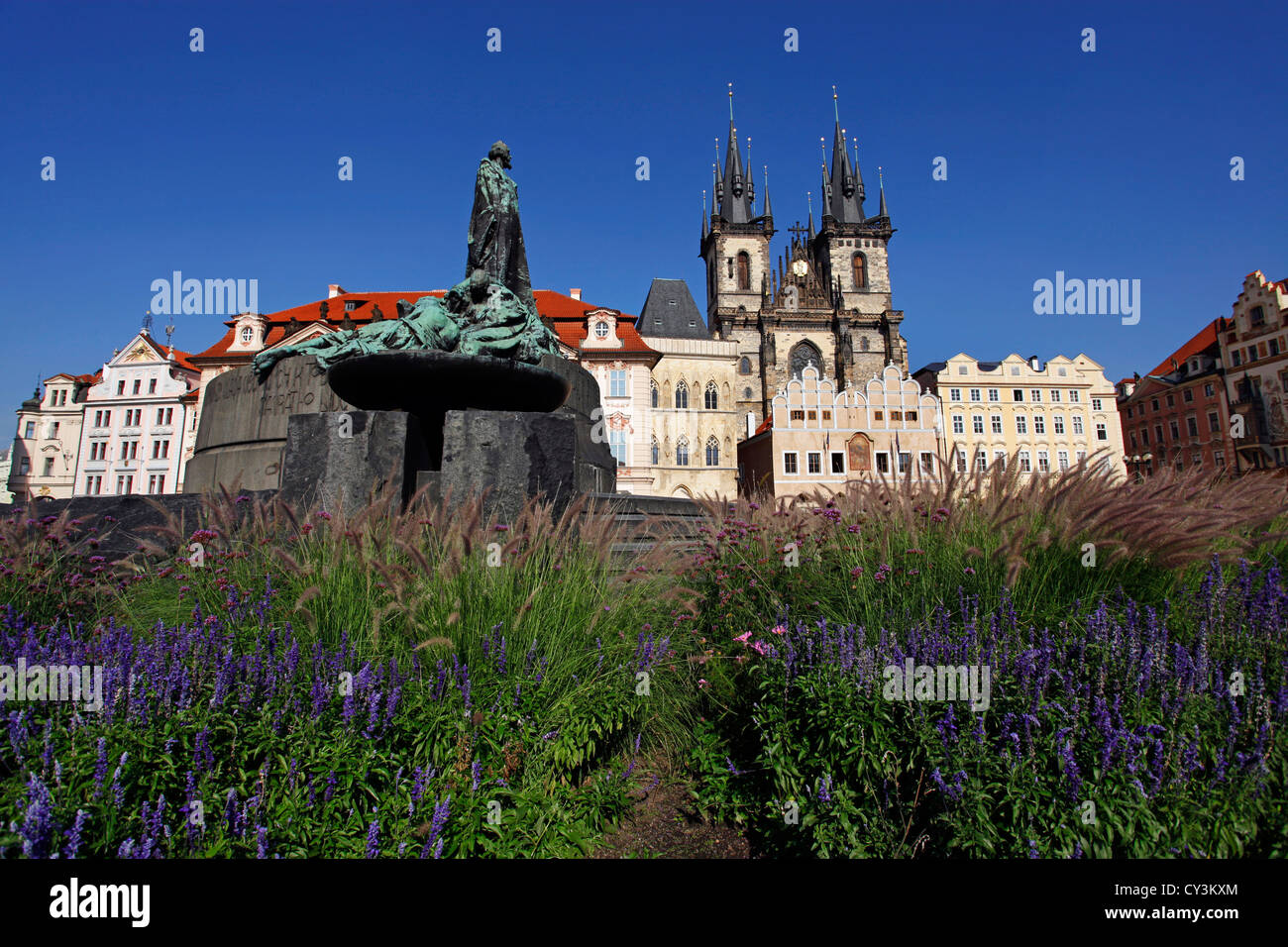 Kirche Notre-Dame vor Tyn, Altstädter Ring, Prag, Tschechische Republik Stockfoto