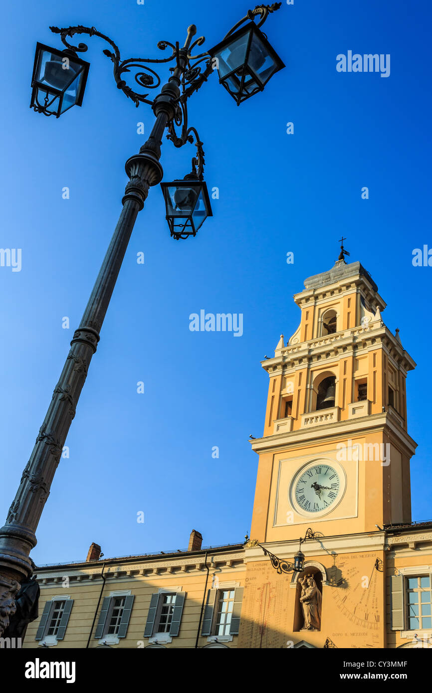 Palazzo del Governatore, Piazza Garibaldi, Parma, Emilia-Romagna, Italien Stockfoto