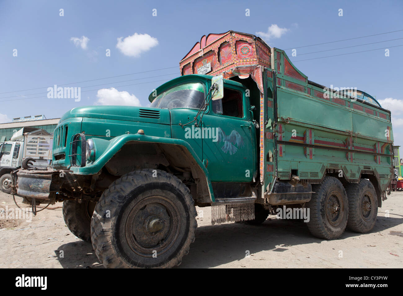 KAMAZ Lkw in afghanistan Stockfoto