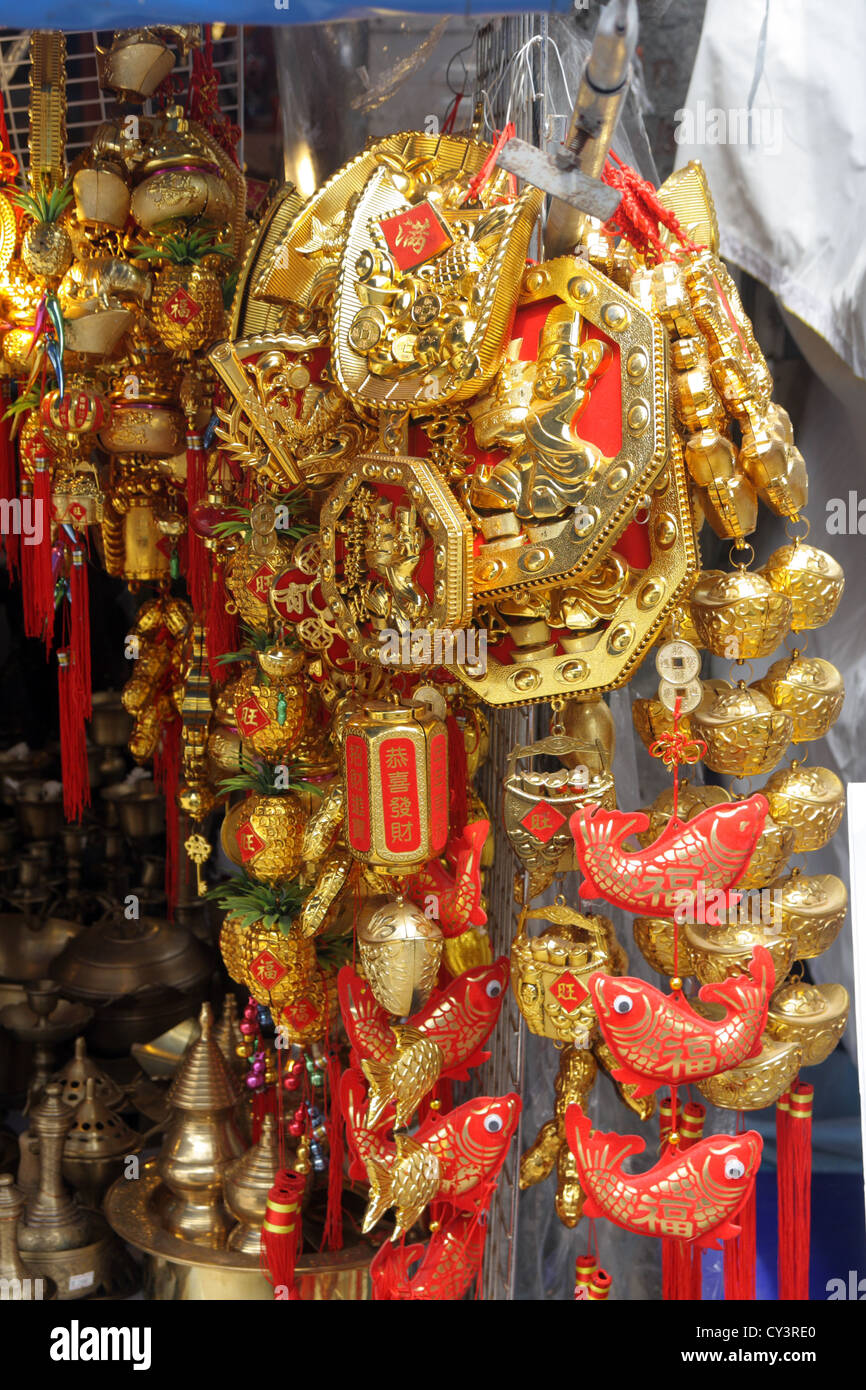 Chinesischen Charme auf Flohmarkt Stockfoto