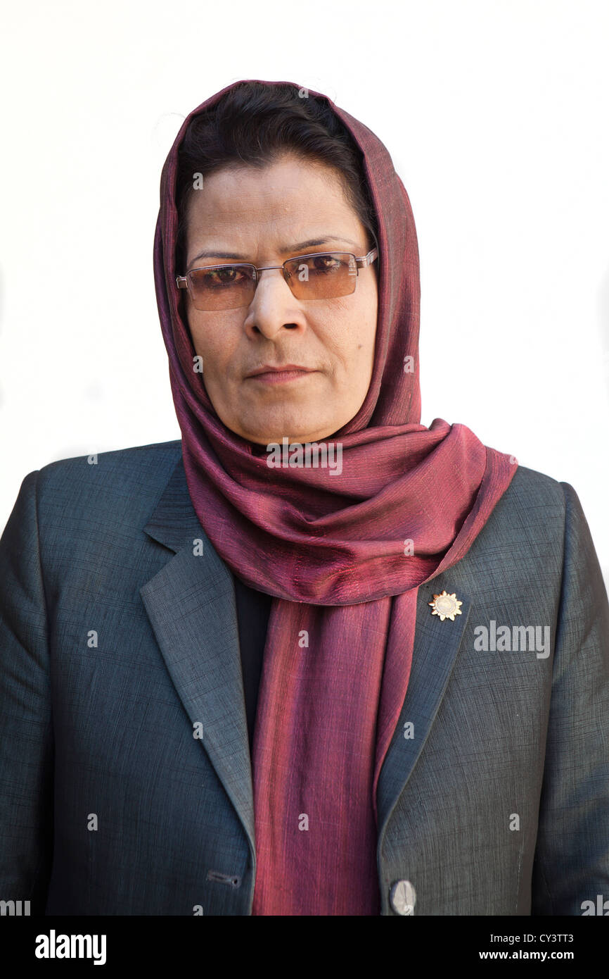 Najia Barakhel, afghanische Mitglied des Parlaments. Stockfoto