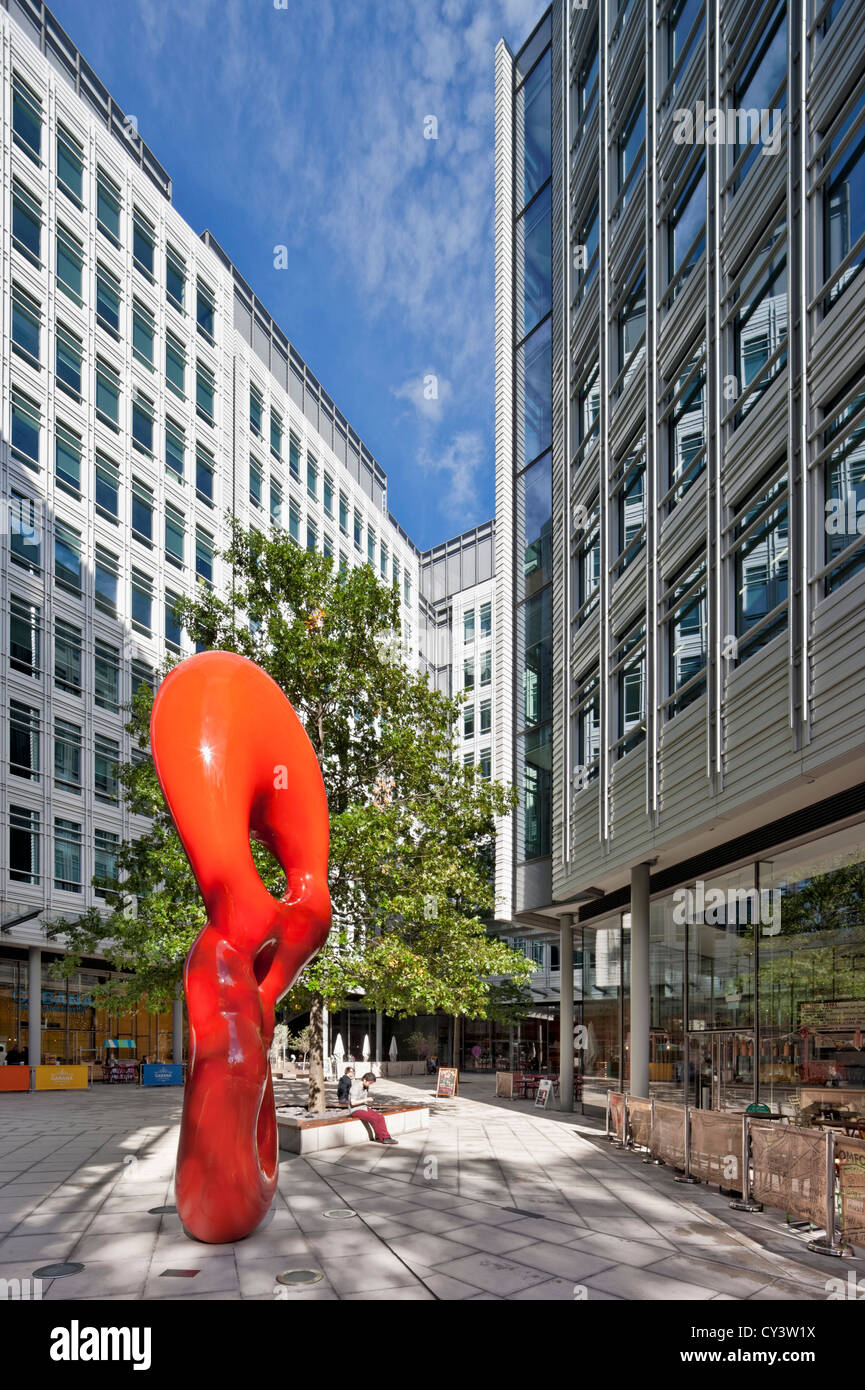 Central Saint Giles, London, Vereinigtes Königreich. Architekt: Renzo Piano Building Workshop, 2010. Stockfoto