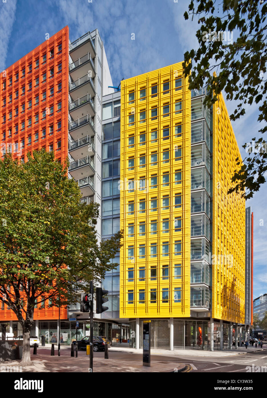 Central Saint Giles, London, Vereinigtes Königreich. Architekt: Renzo Piano Building Workshop, 2010. Stockfoto