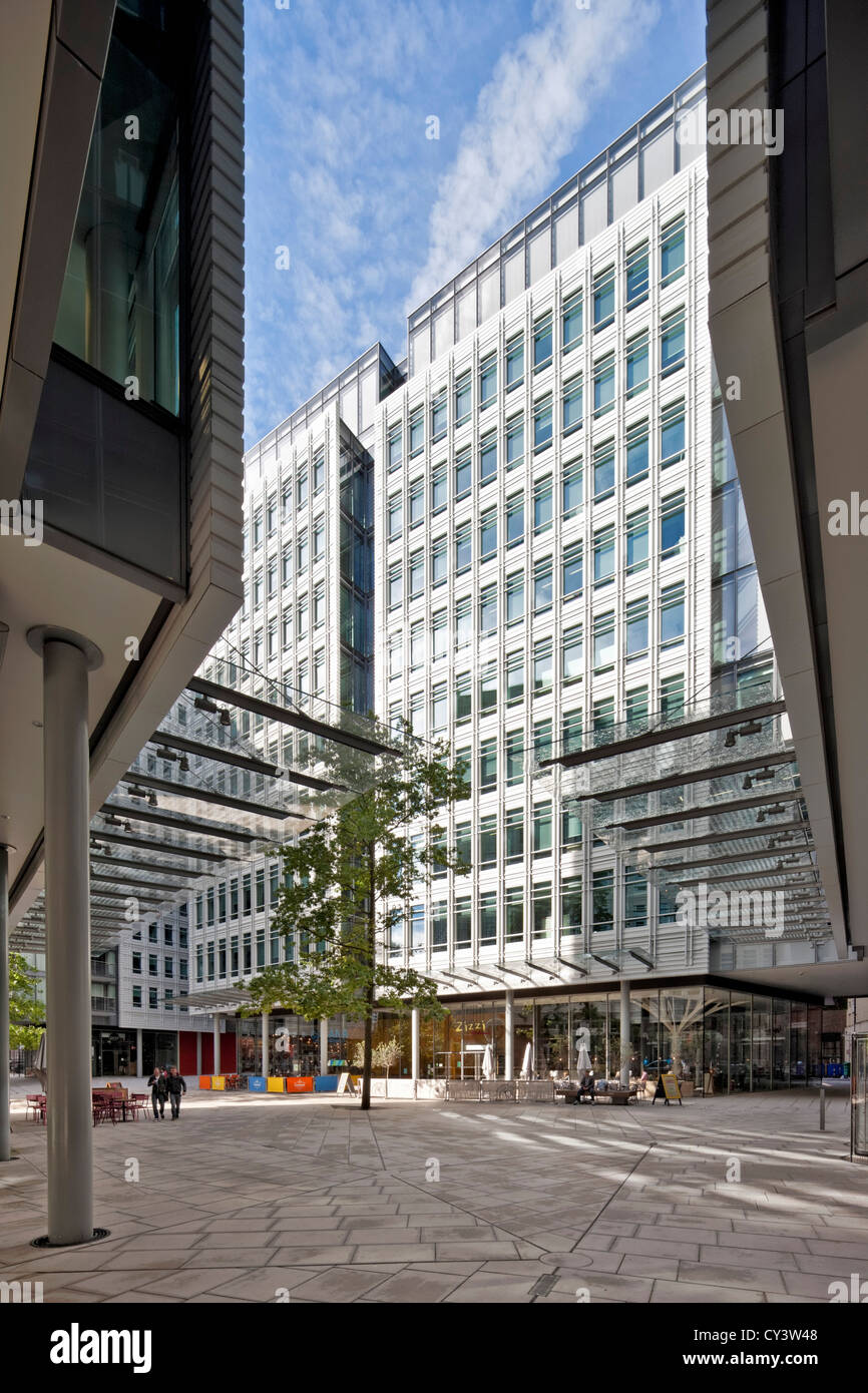 Central Saint Giles, London, Vereinigtes Königreich. Architekt: Renzo Piano Building Workshop, 2010. Stockfoto