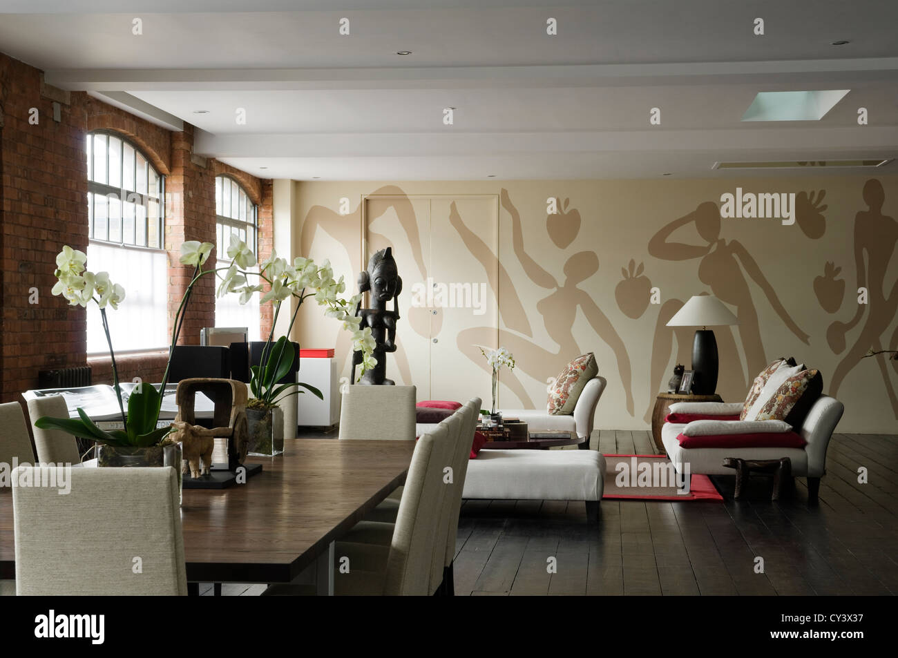 Shoreditch Lager Konvertierung mit Interior Design von Niloufar Bakhtiar-Clignet Stockfoto