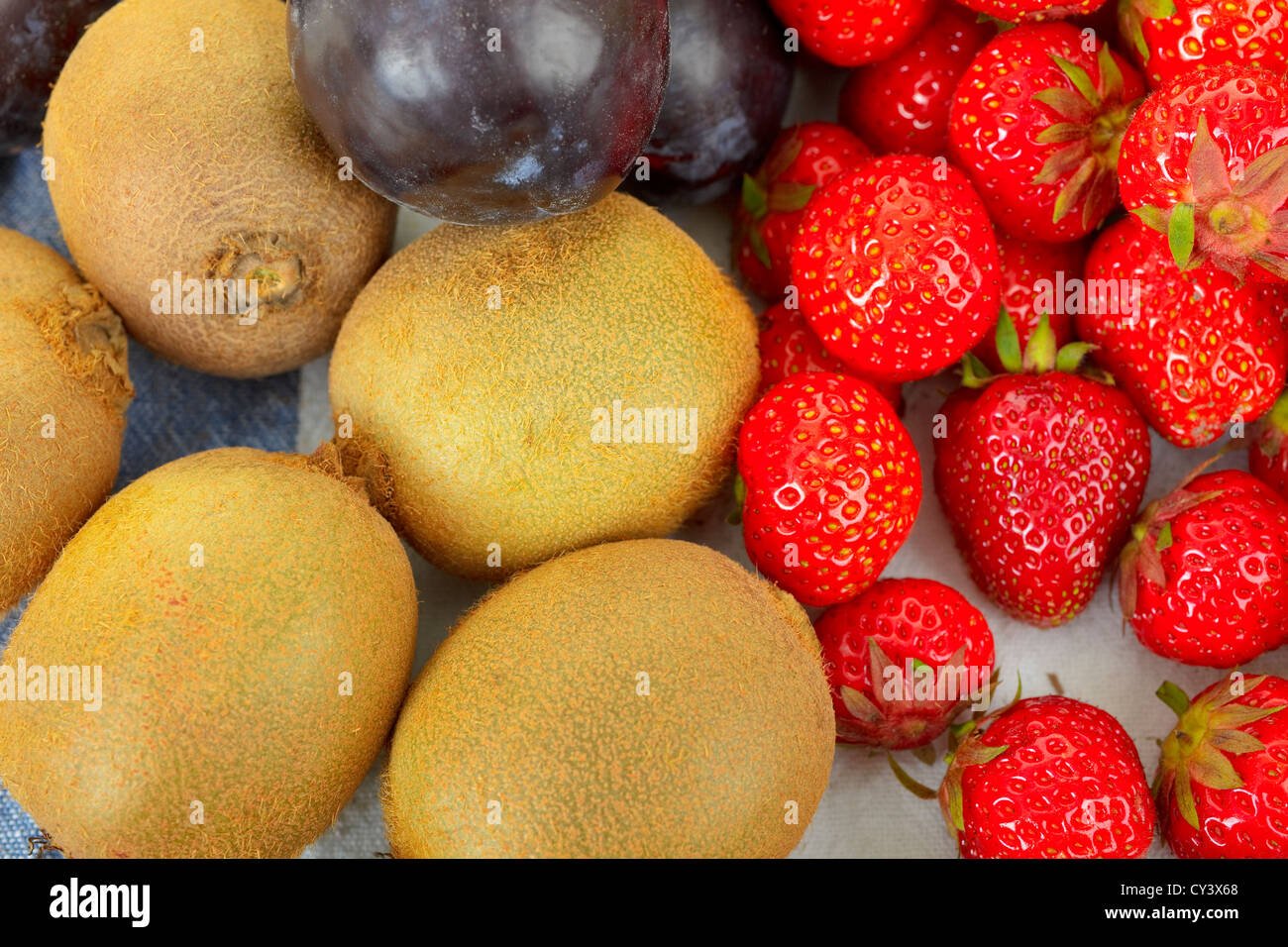 Obst-Hintergrund Stockfoto