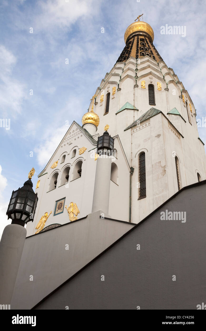 St Alexi Russische Gedächtniskirche, Leipzig, Sachsen, Deutschland Stockfoto