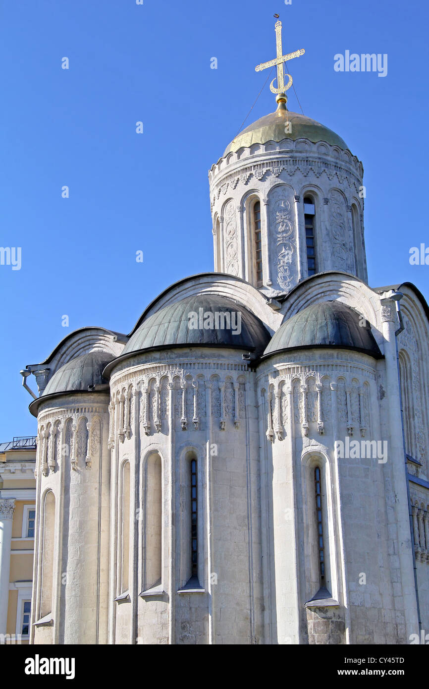 Kathedrale des Heiligen Demetrius (1191) in Wladimir, Russland Stockfoto