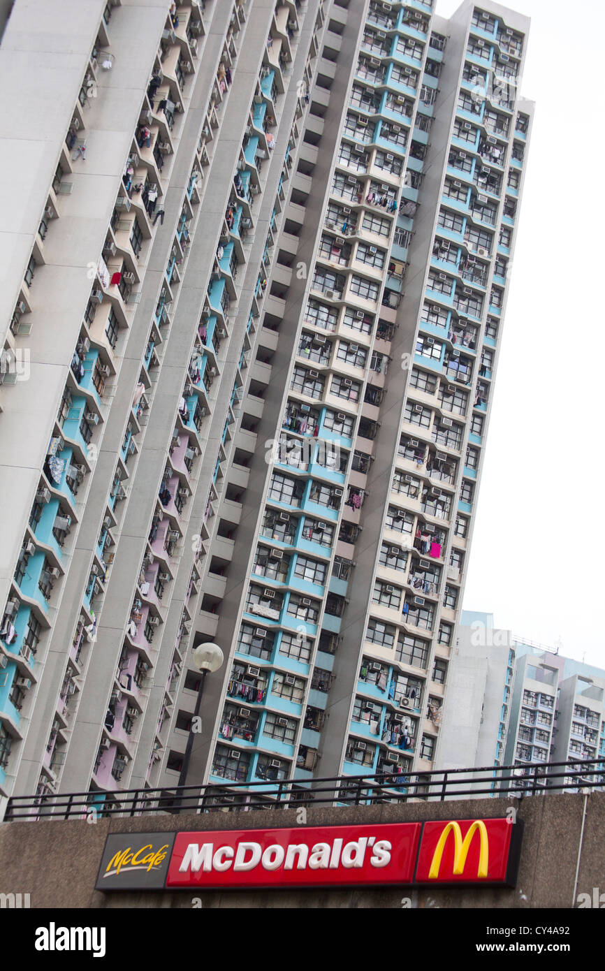 Restaurant in Hongkong, China Stockfoto