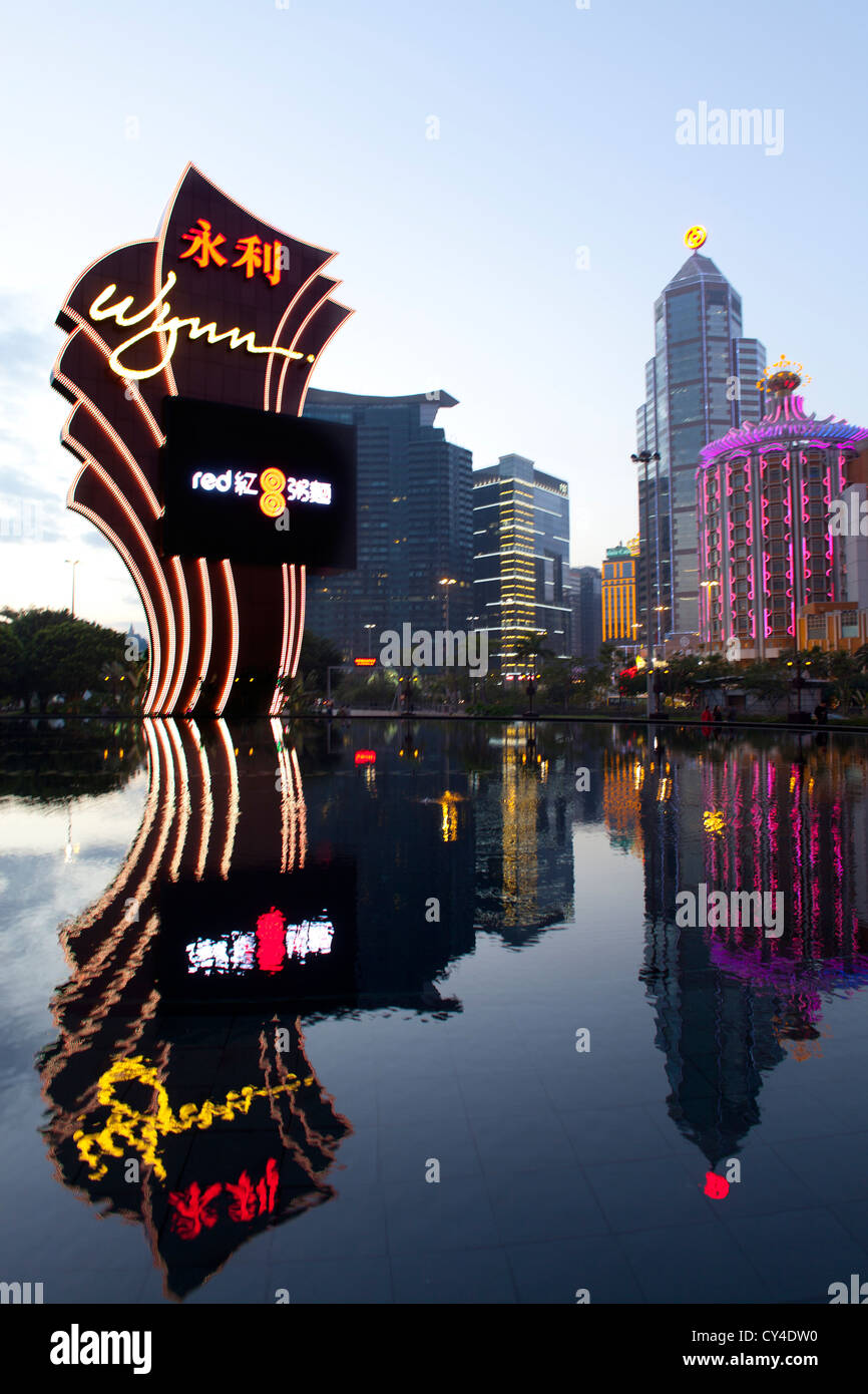 Wynn Hotel und Casino in Macau, China Stockfoto