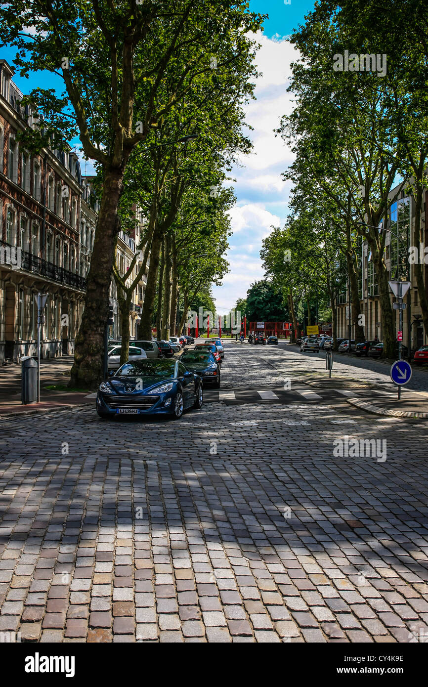 Boulevard Papin in Lille Stadt Frankreich Stockfoto