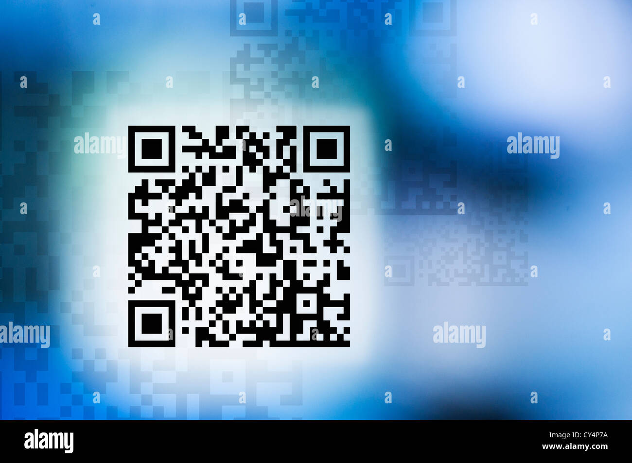 Quick-Response-code Stockfoto