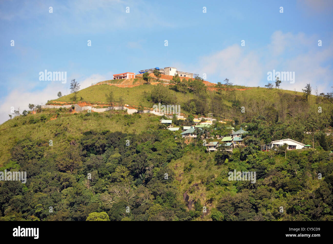 Ponmudi Hills Bergstation Stockfoto