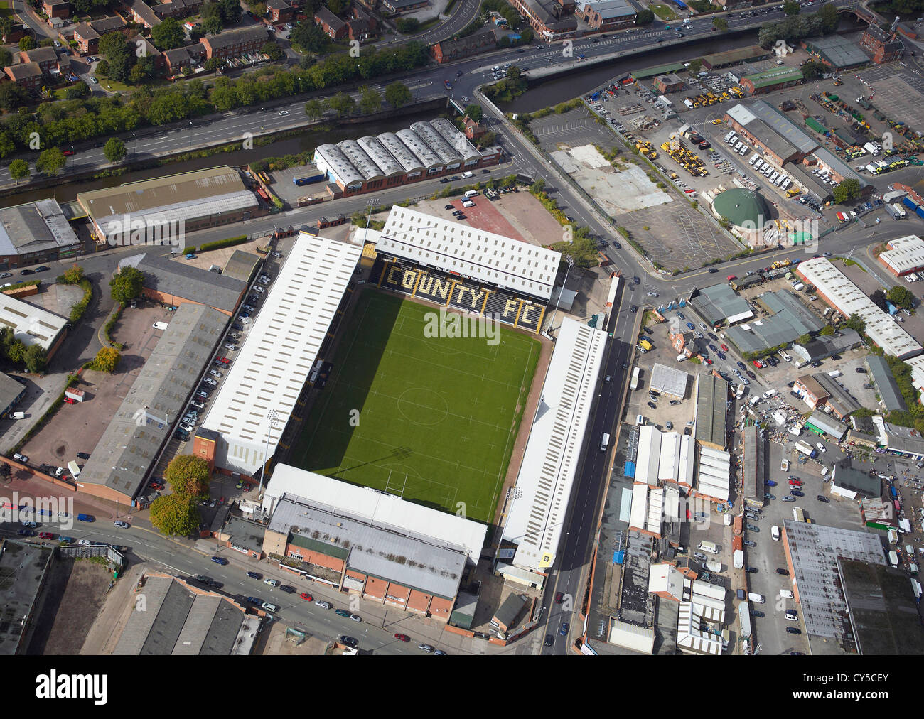 Notts County Football Stadium, Nottingham East Midlands, England, UK Stockfoto