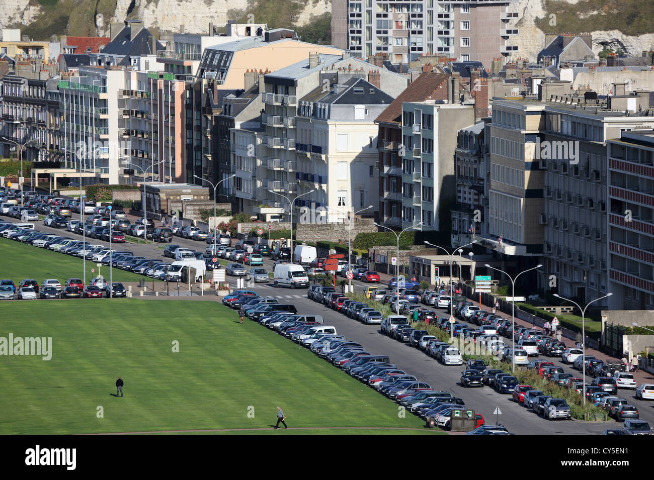 Boulevard de Verdun, Dieppe, Normandie, Frankreich Stockfoto