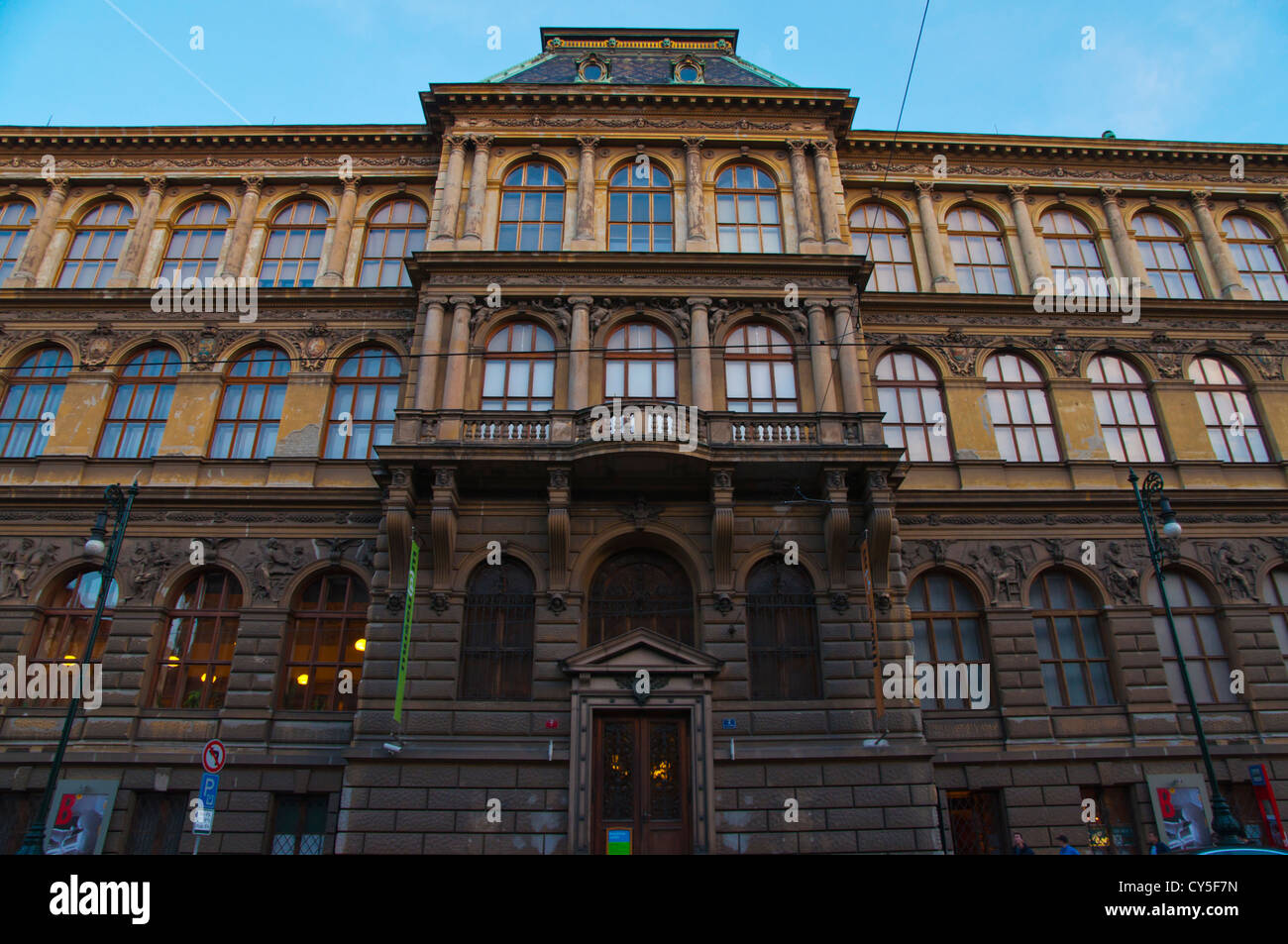 UPM Uměleckoprůmyslové Museum V Archi-Museum der dekorativen Künste, die Gebäude der Altstadt Prag Tschechische Republik Europa Stockfoto
