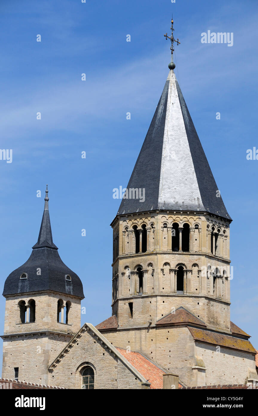 Cluny Abbey, Saone et Loire, Burgund, Bourgogne-Franche-Comté, Frankreich, Europa Stockfoto