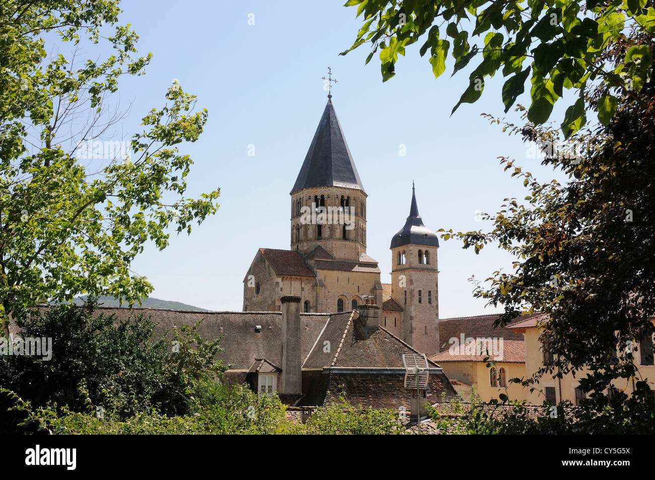 Cluny Abbey, Saone et Loire, Burgund, Bourgogne-Franche-Comté, Frankreich, Europa Stockfoto