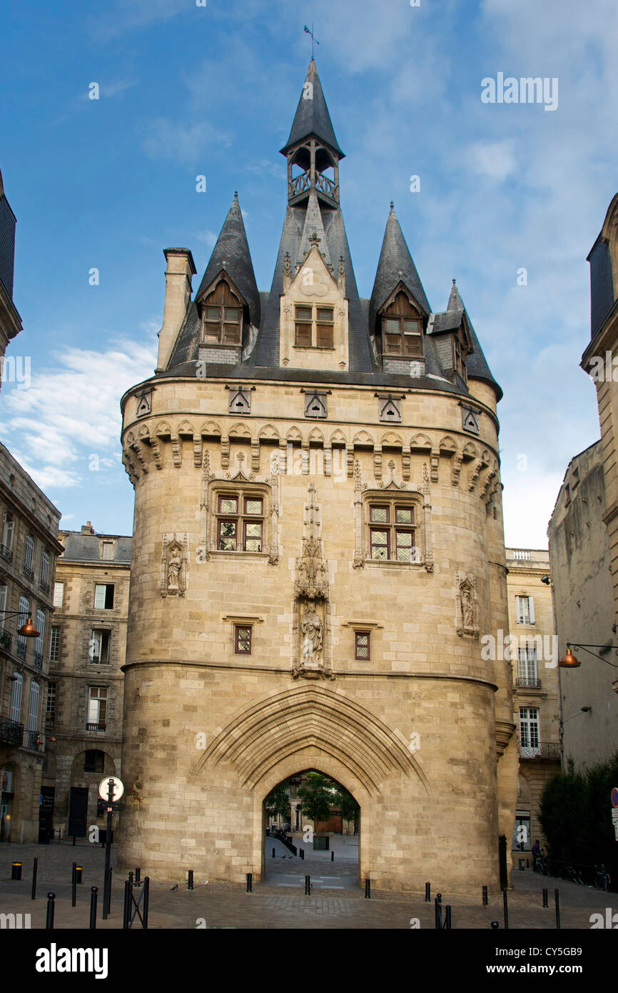 Porte Cailhau, Stadt Bordeaux, Aquitanien, Gironde, Frankreich Stockfoto
